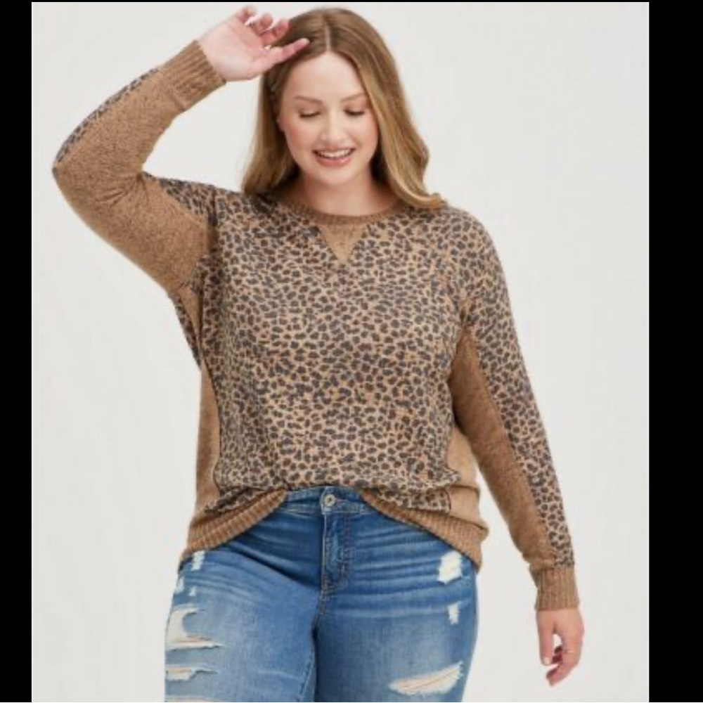Torrid Brushed Waffle Knit Sweater
